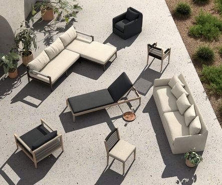 Introducing FIQA Performance Fabric Outdoor Furniture from Four Hands