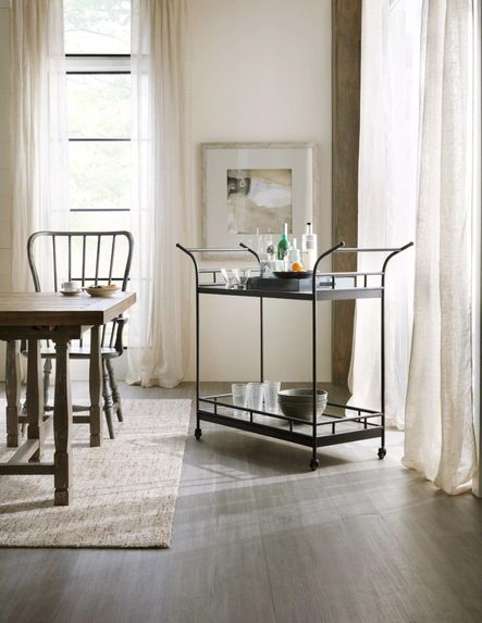 Image via Scout &amp; Nimble | SHOP THE LOOK: Ciao Bella Black Bar Cart