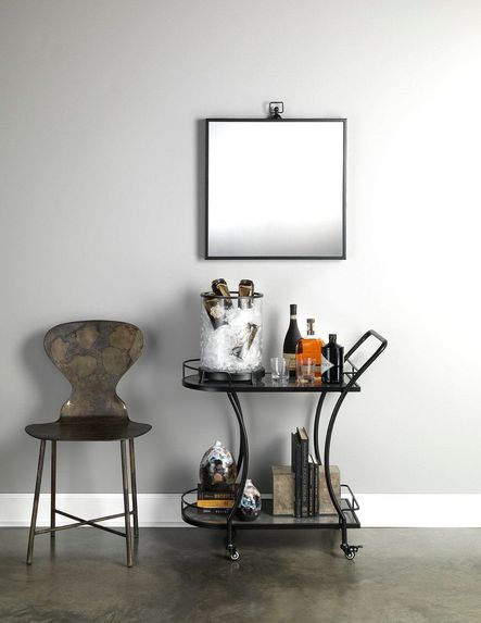 Image via Hooker Furniture | SHOP THE LOOK: Sterling Black Bar Cart