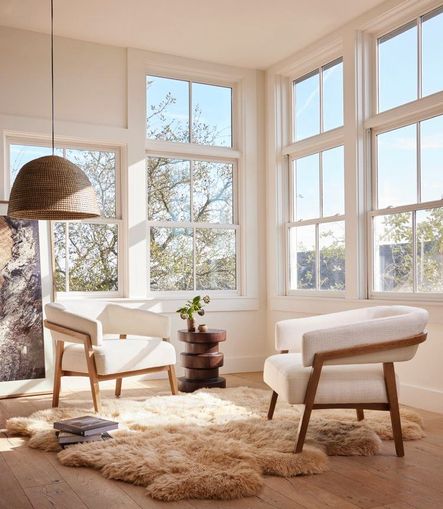 Creating a Conversation Space | How to Mix and Match Accent Chairs and Side Tables