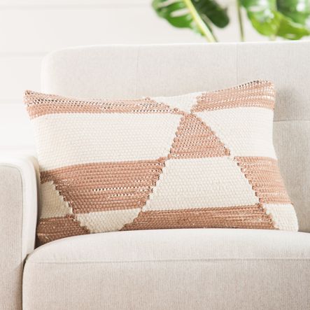 SHOP THE LOOK: Otway Cream / Pink Throw Pillows