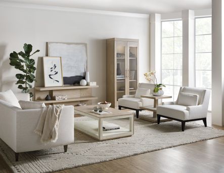 Image via Hooker Furniture | SHOP THE LOOK: Cascade Oak Display Cabinet