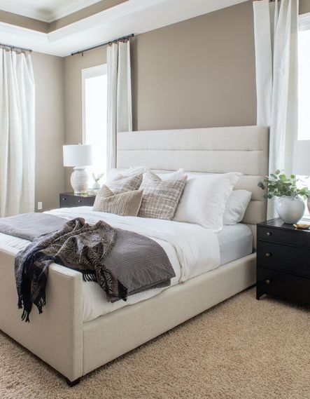 After: Cozy, curated pieces define this updated bedscape.