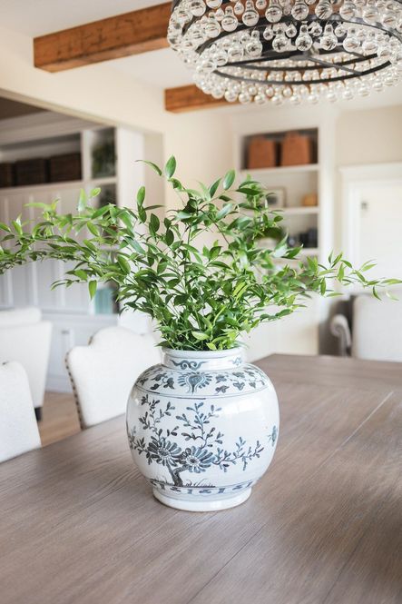 SHOP THE LOOK | Blue &amp; White Flower Porcelain Jar