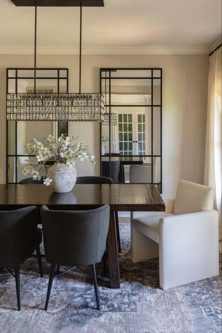 Design by Bodine White | Photography by Scout & Nimble | SHOP THE LOOK: Arianna Bella Smoke Dining Chair, Kima Dining Chair