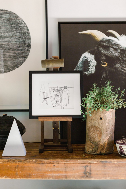Sculptural accents add so much visual interest to a space and can make a great conversation starter!