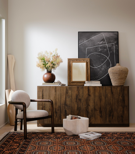 Image via Four Hands | SHOP THE LOOK: Perrin Sideboard