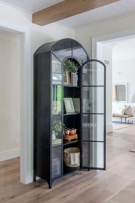 Design by Bodine White | SHOP THE LOOK: Love of the Land, Gingham Pitcher, Belmont Cabinet