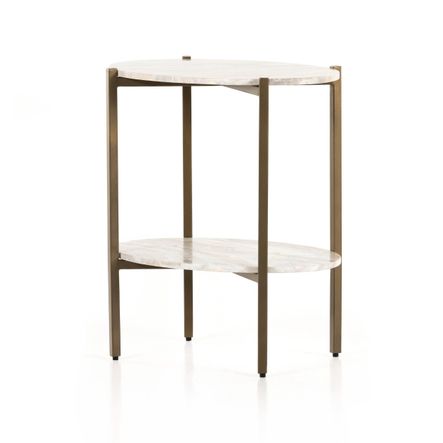 SHOP THIS LOOK: Vesper Oval Nightstand