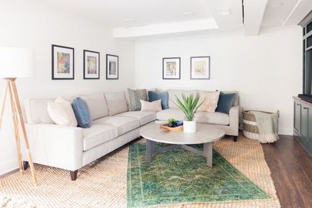 SHOP THE LOOK Round Coffee Table With Iron
