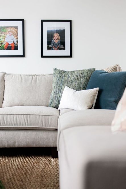 SHOP THE LOOK | Safflower Blue Velvet Pillow