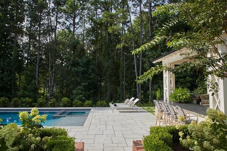 Landscape Design by Falkner Gardens |Home Design by Elle And Vreeland | Photo by Jean Allsopp